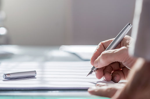 Document with Pen