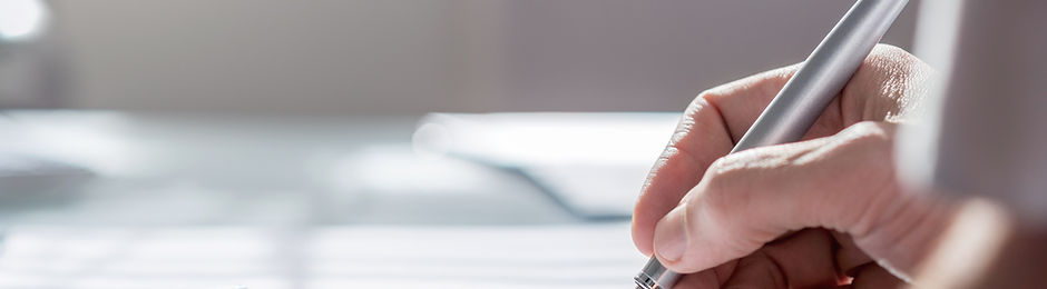 Document with Pen