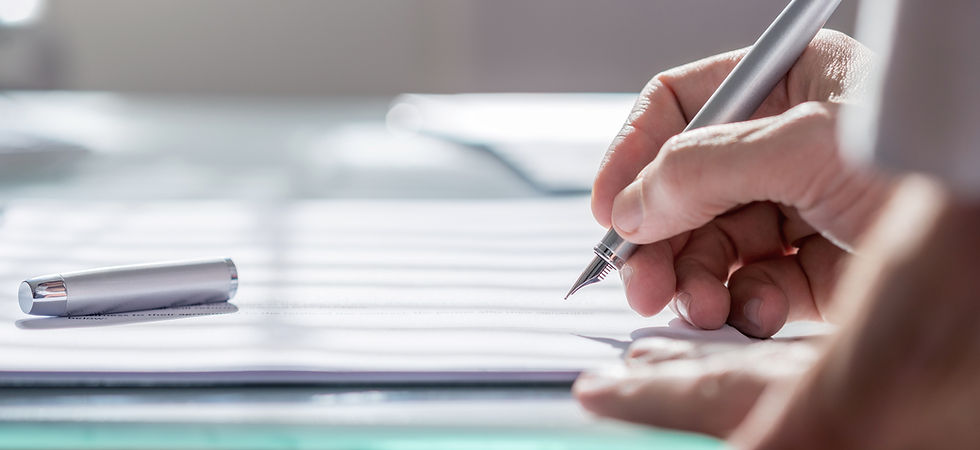 Document with Pen