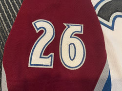 2001-2002Yelle26 Left Arm Numbers