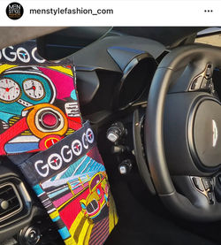 Customised Jeans in an Aston Martin