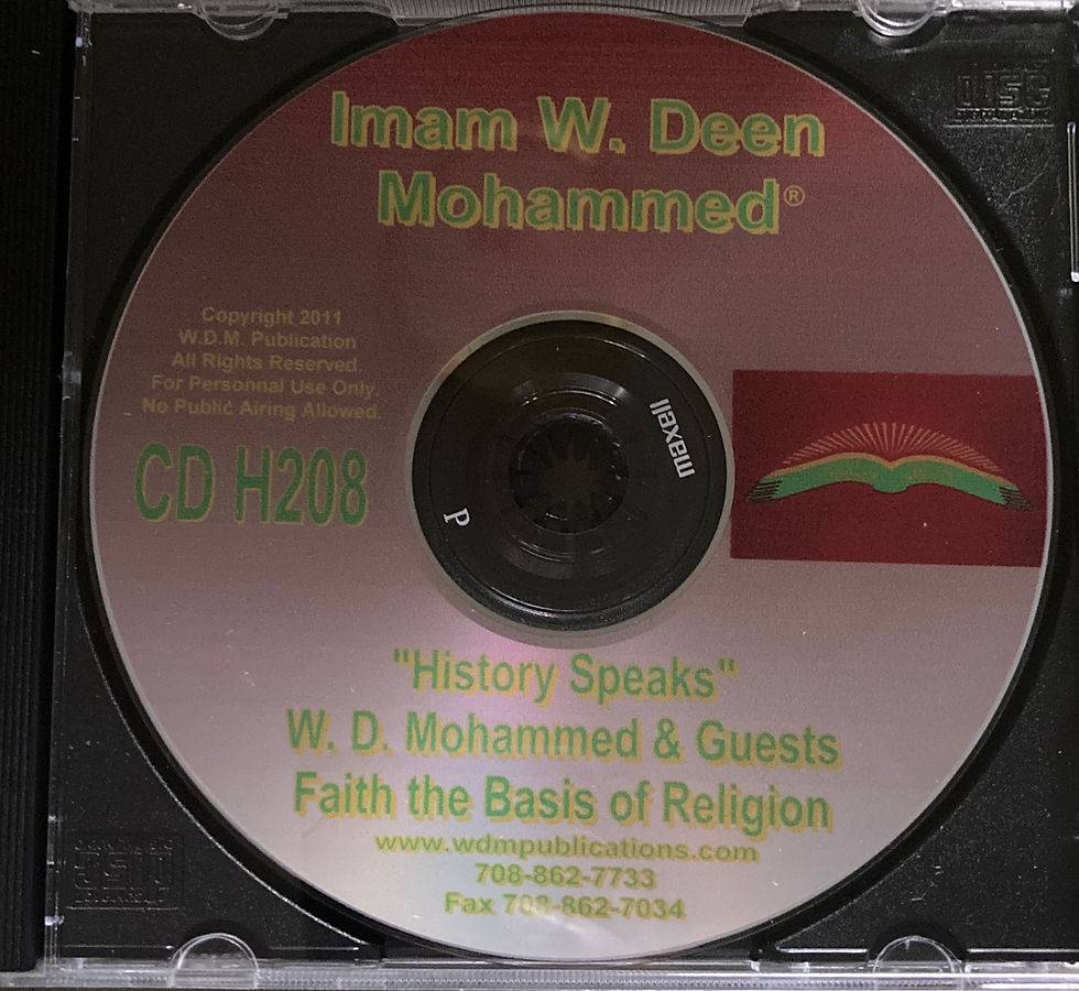 W.D. Mohammed & Guests Faith the Basis of Religion