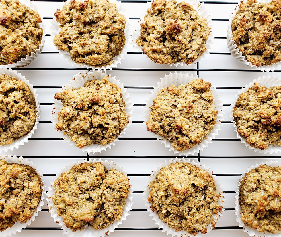 protein muffins healthy on the go baking female alopecia hair loss blogger