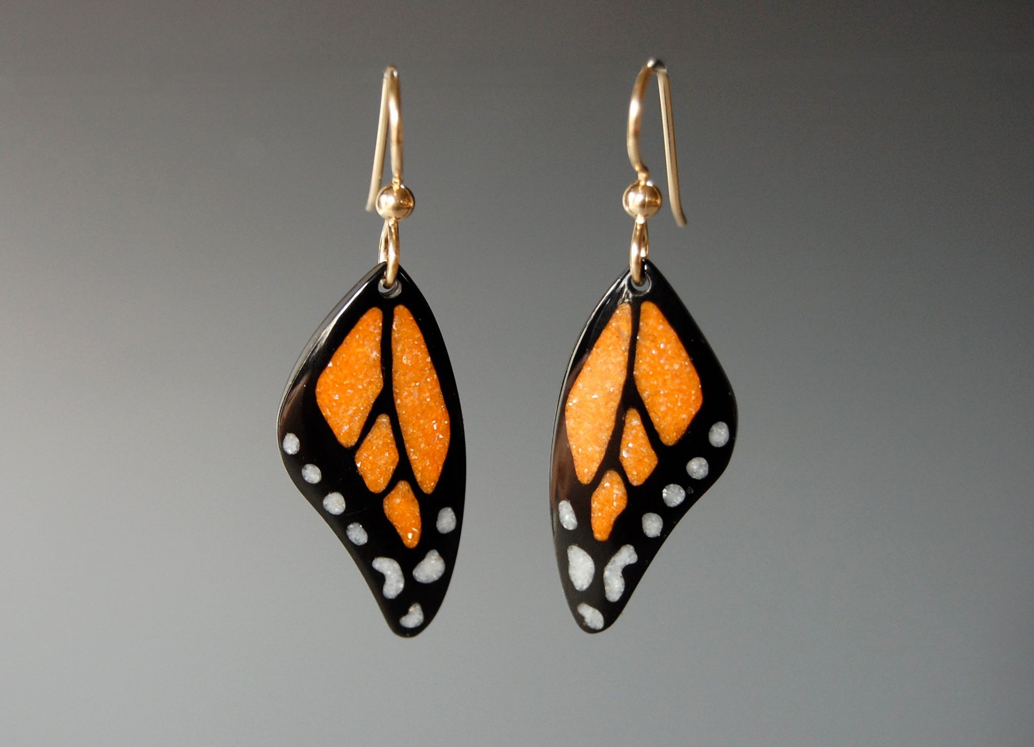 Buffalo Horn Earrings Kevin Pourier Native American Jewelry