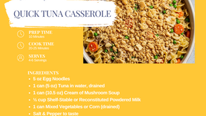 Creamy Quick Tuna Casserole