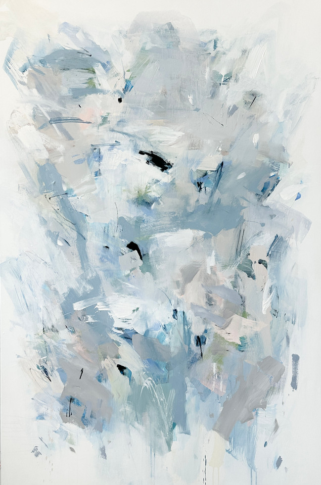 Expressive, brushwork, large scale painting, Kelly Rossetti