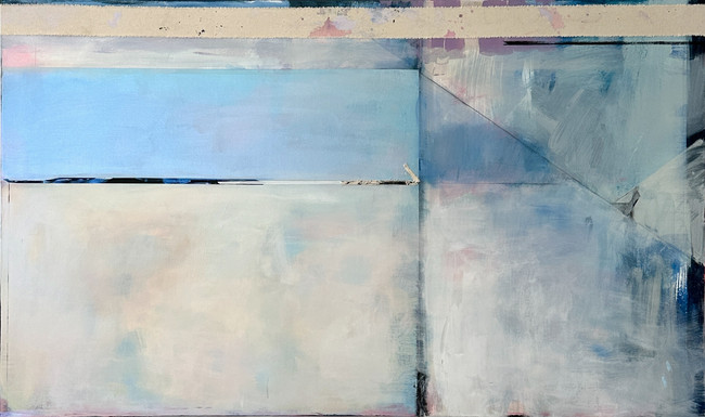 Abstract Painting by Kelly Rossetti, Geometric