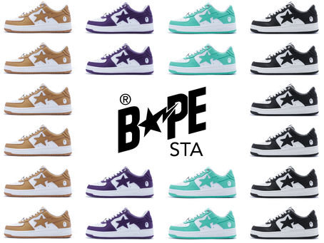 全新 BAPE STA™ 鞋履釋出：雙色拼接詮釋極簡美學