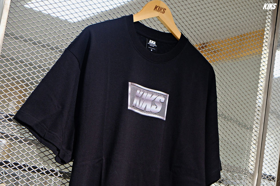 KIKS STEEL BOX LOGO TEE “ZHONGSAN LIMITED”