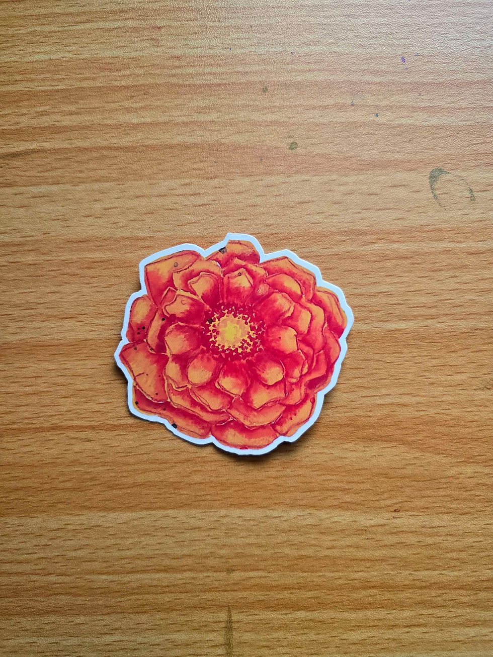Marigold Sticker