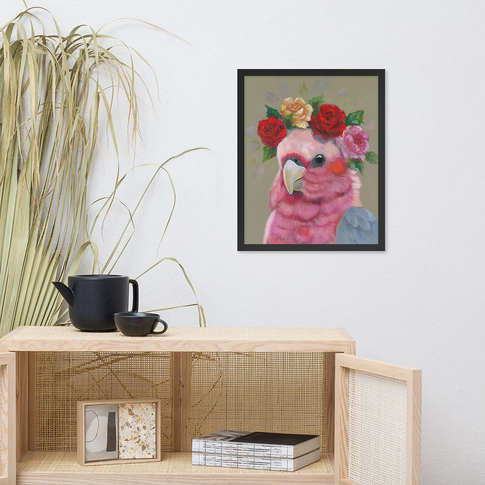 Thumbnail: Diva - Framed Matte Print - Medium Sizes 