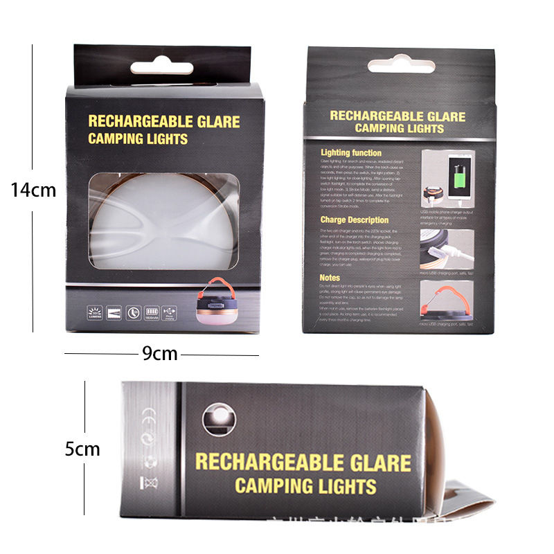Thumbnail: Ultralight compact rechargeable magnetic LED lantern camping/hiking HFL-L2