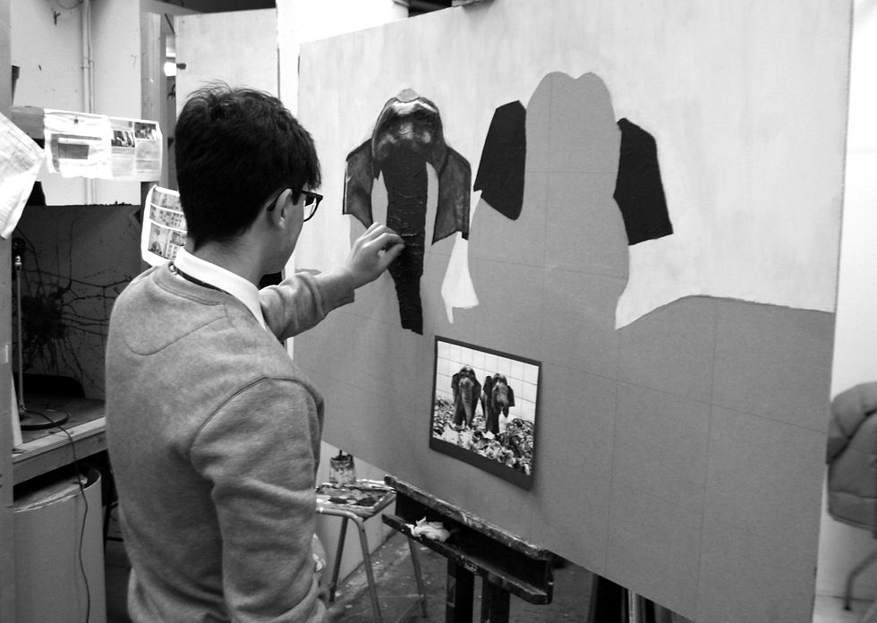 Elephants Developmental piece