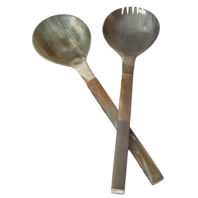 Horn Salad Servers Large