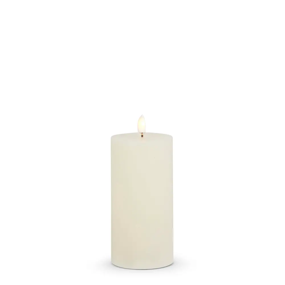 Classic Ivory Pillar Candle, Flameless