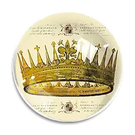 vintage crown crystal paperweight.webp