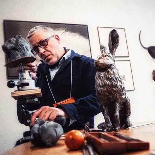 Thumbnail: British Colour Standard - Jet Black Lion Head, Eco Candle