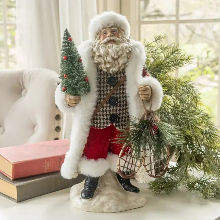 14" Santa w/ Snowshoes