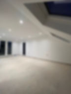 Internal room of the hip to gable loft