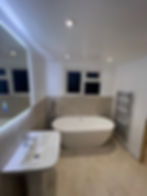 A neutral bathroom within an extension