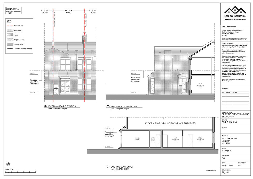 Existing floor plans