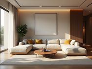 A modern living makeover
