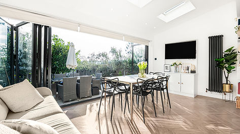 Rear house extension