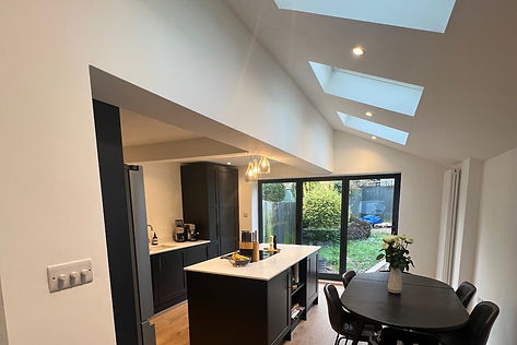 Side return house extension