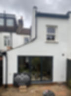 Side return house extension