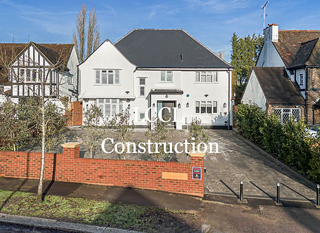 New home development Hadley Wood En4 Front