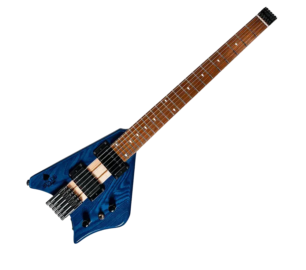 Spade Blue Clear HH Guitar
