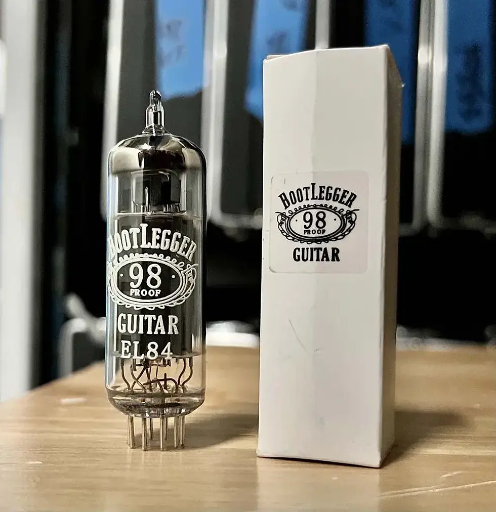 Two Bootlegger EL84 Tubes LED light