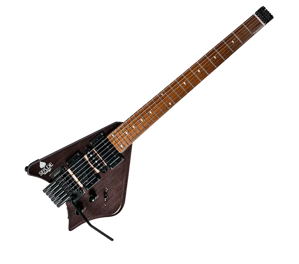 Spade Black Clear With Floating Tremolo HSH Pickups Coil Split Guitar