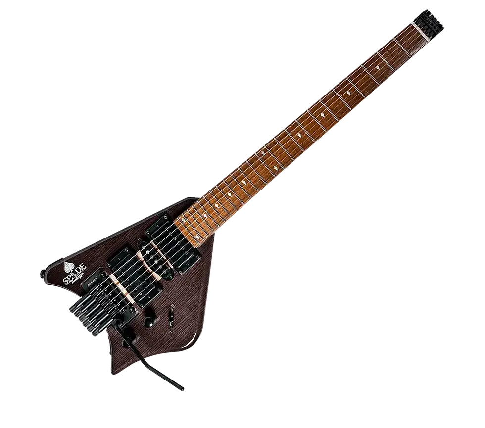 Spade Black Clear With Floating Tremolo HSH Pickups Coil Split Guitar