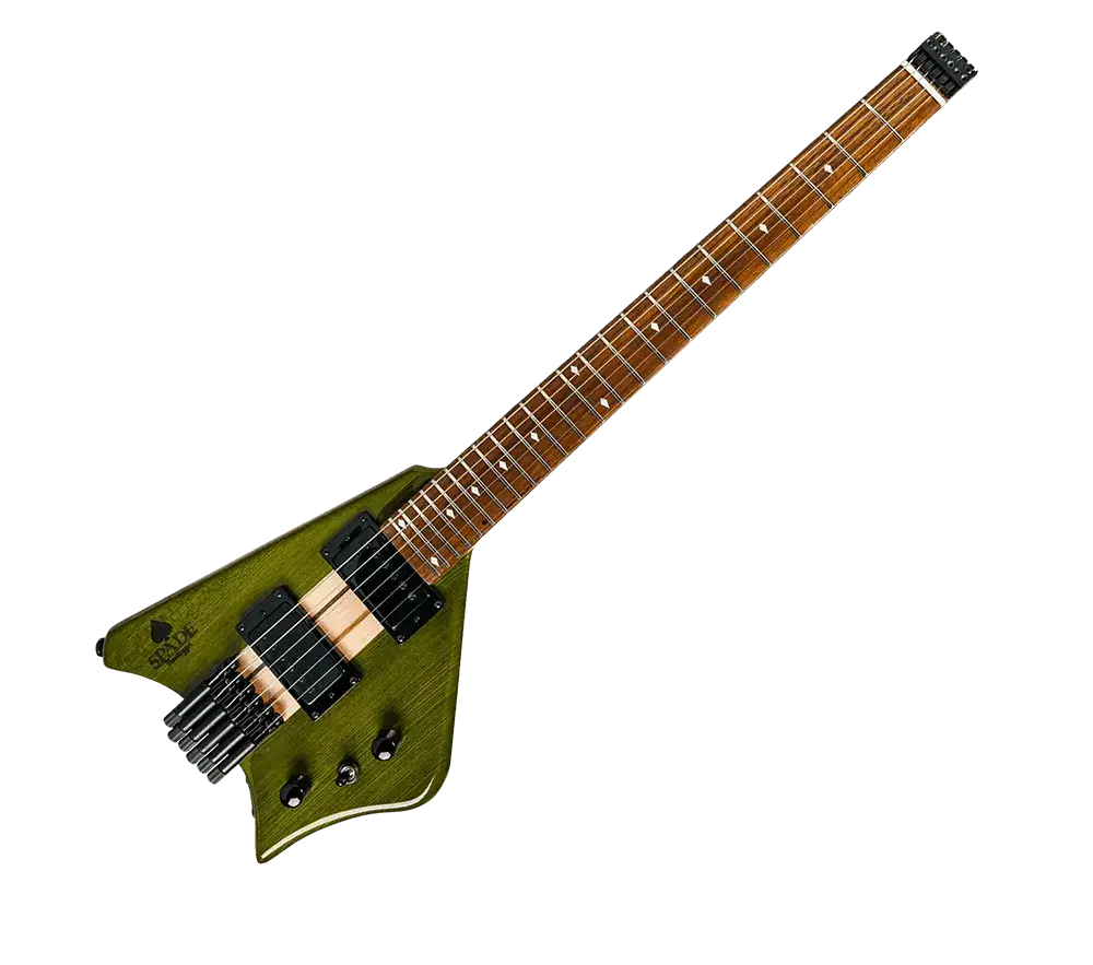 Spade Green Clear HH Guitar