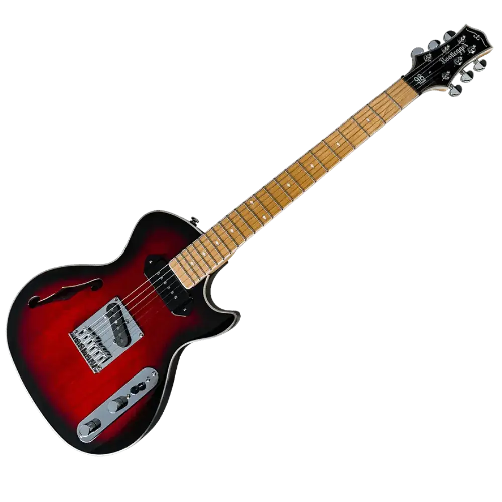 Single Barrel Red Black Burst Electric Guitar