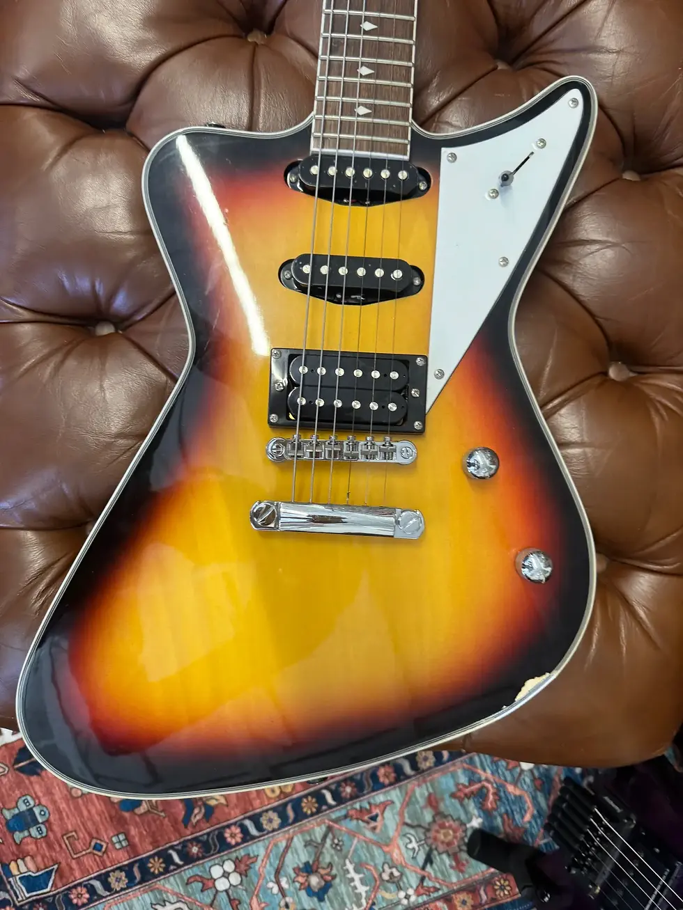 Thumbnail: Main Body of Hounder Black Red Honey Burst