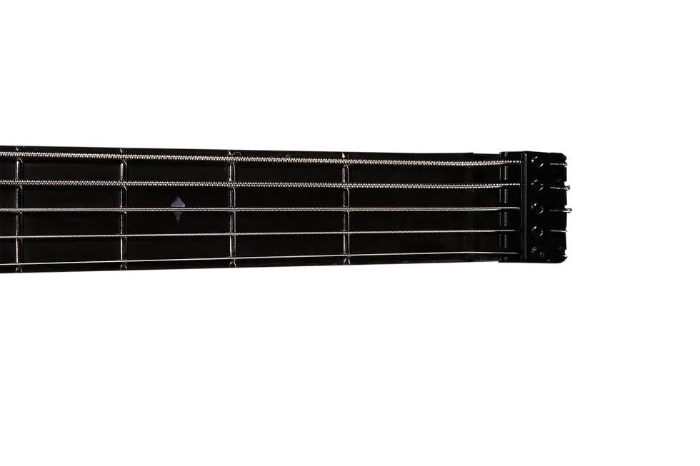 Thumbnail: Neck of Red Burgundy Ace 5 String Bass