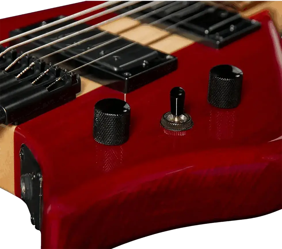 Thumbnail: Custom Dom Speed Knobs of Spade Red HH Guitar