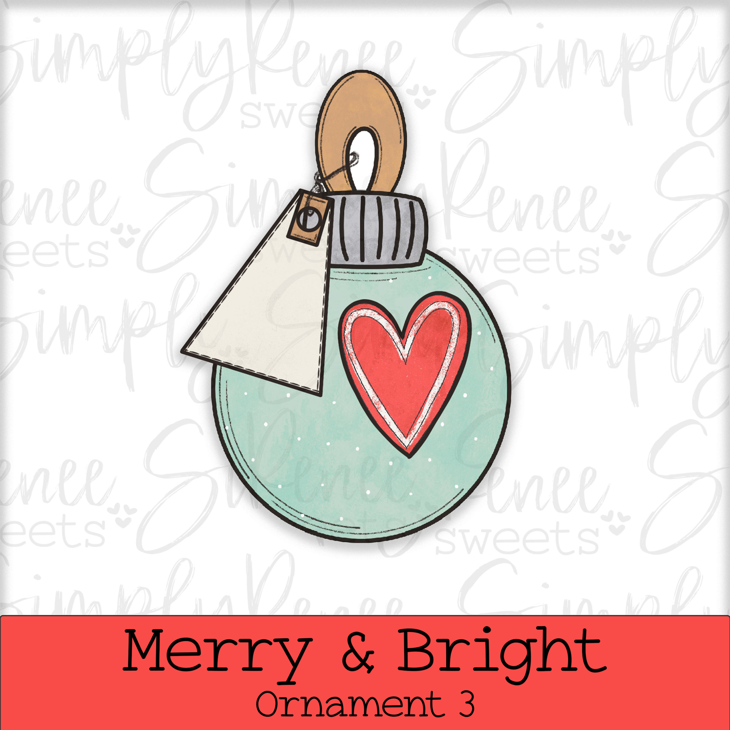 Merry & Bright Ornament 3