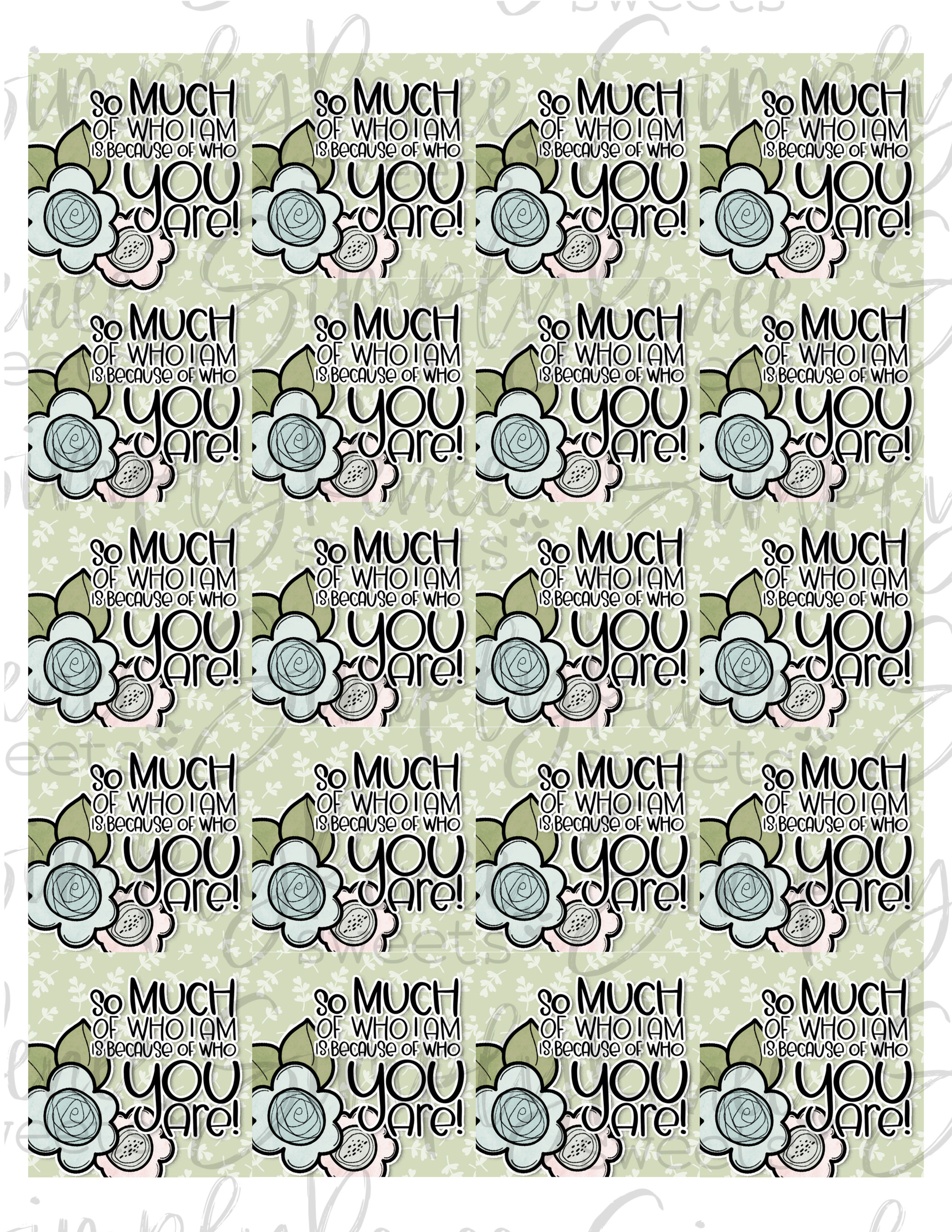 Because of Who You Are