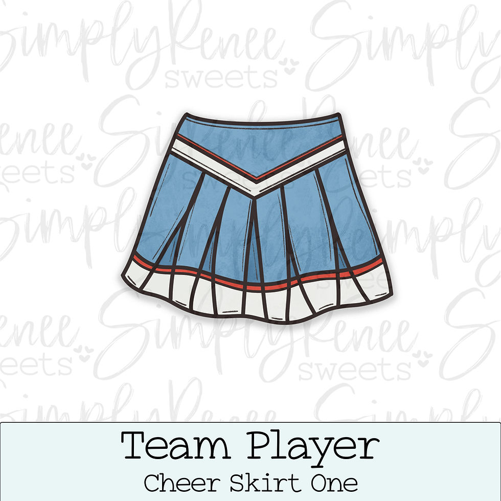 Cheer Skirt One STL File Simply Renee Sweets