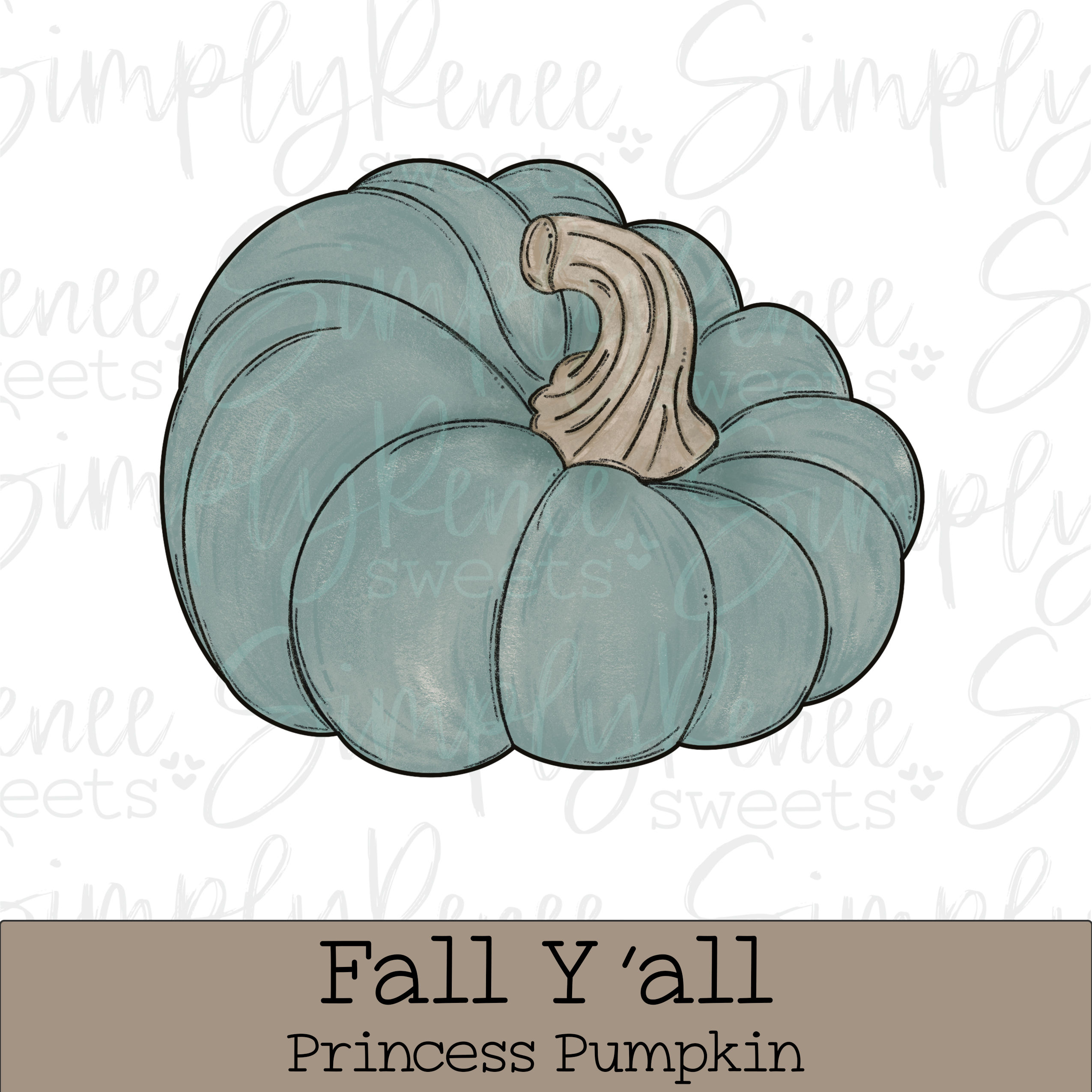 Fall Y'all Princess Pumpkin