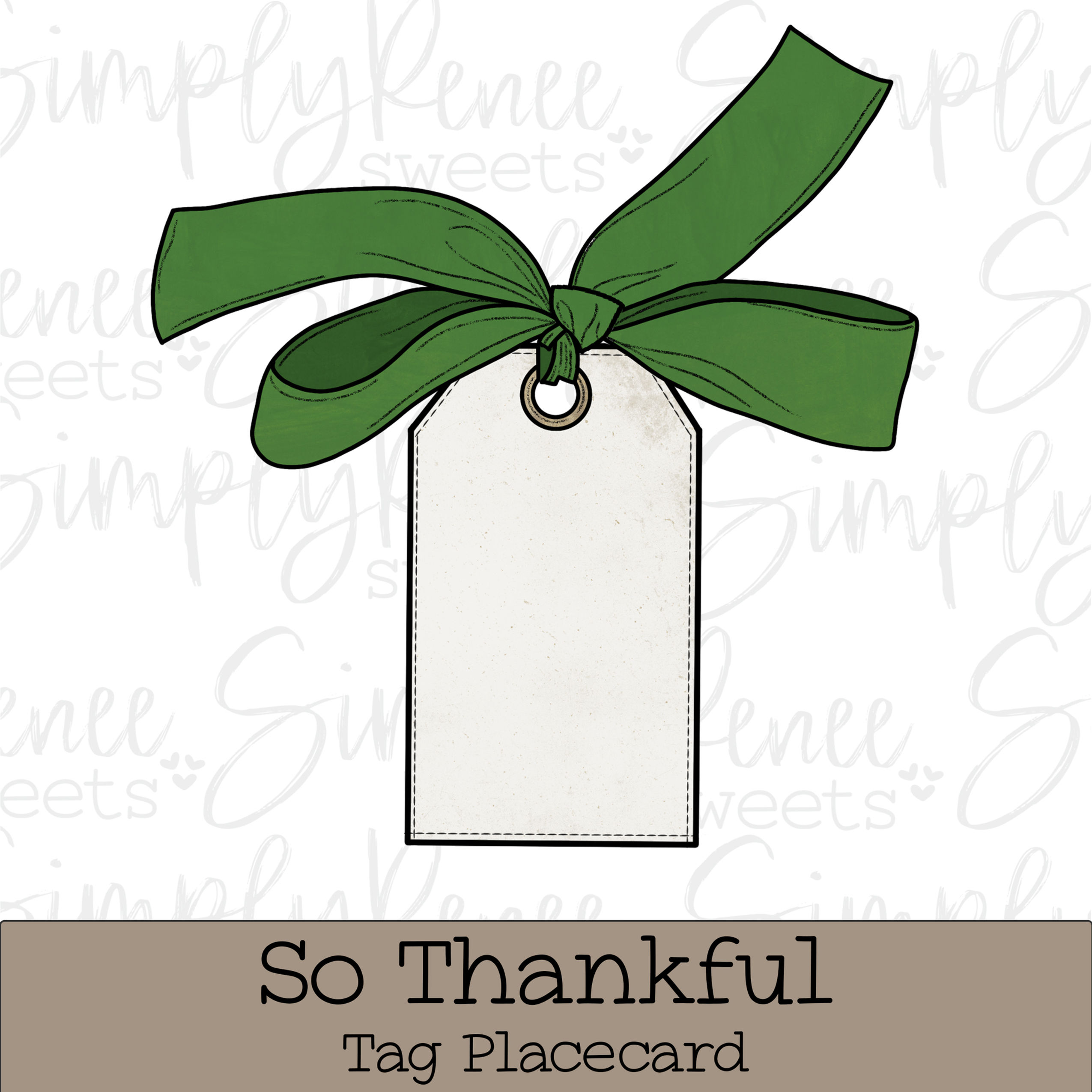 So Thankful Tag Placecard