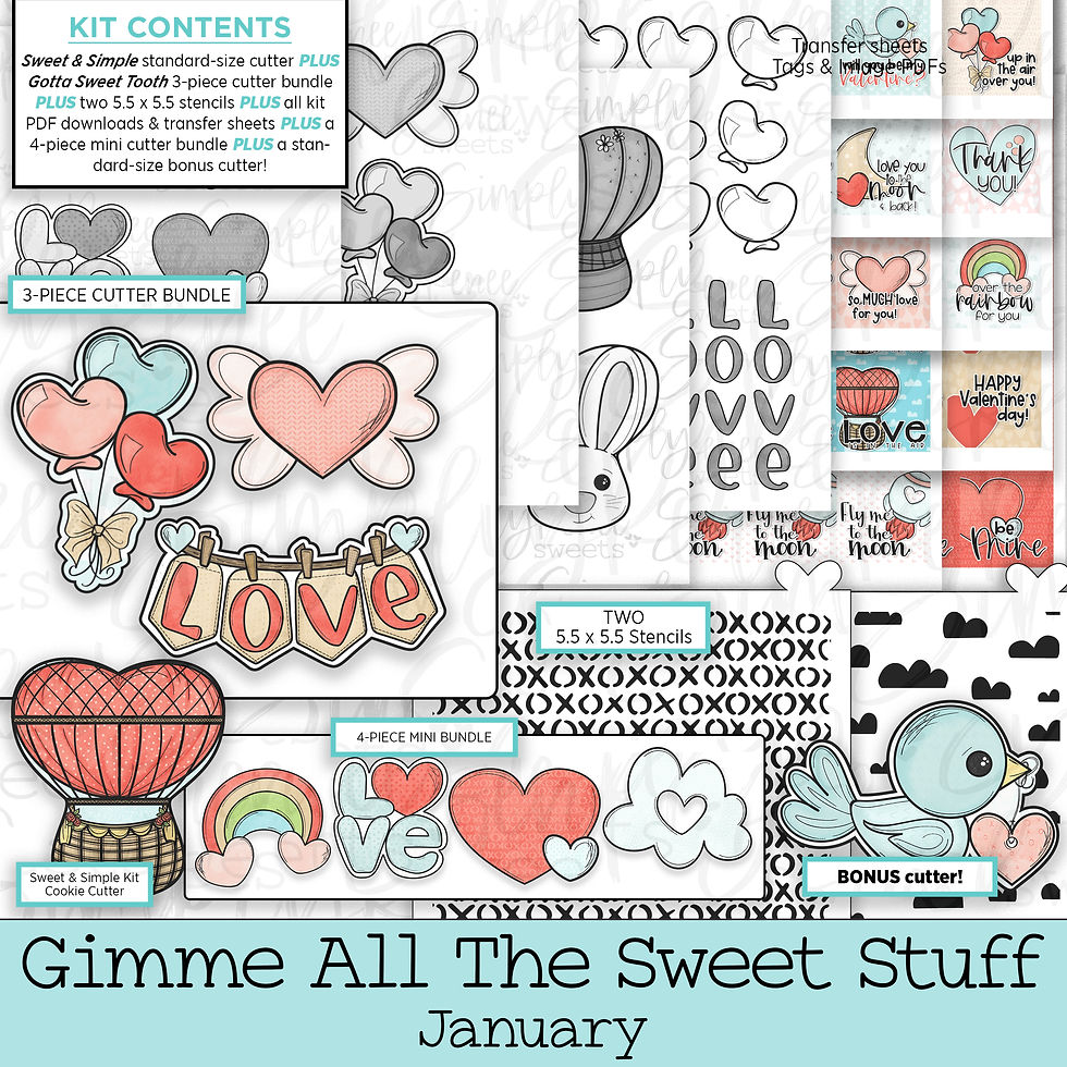 Thumbnail: January 2023 - Gimme All the Sweet Stuff DIGITAL KIT