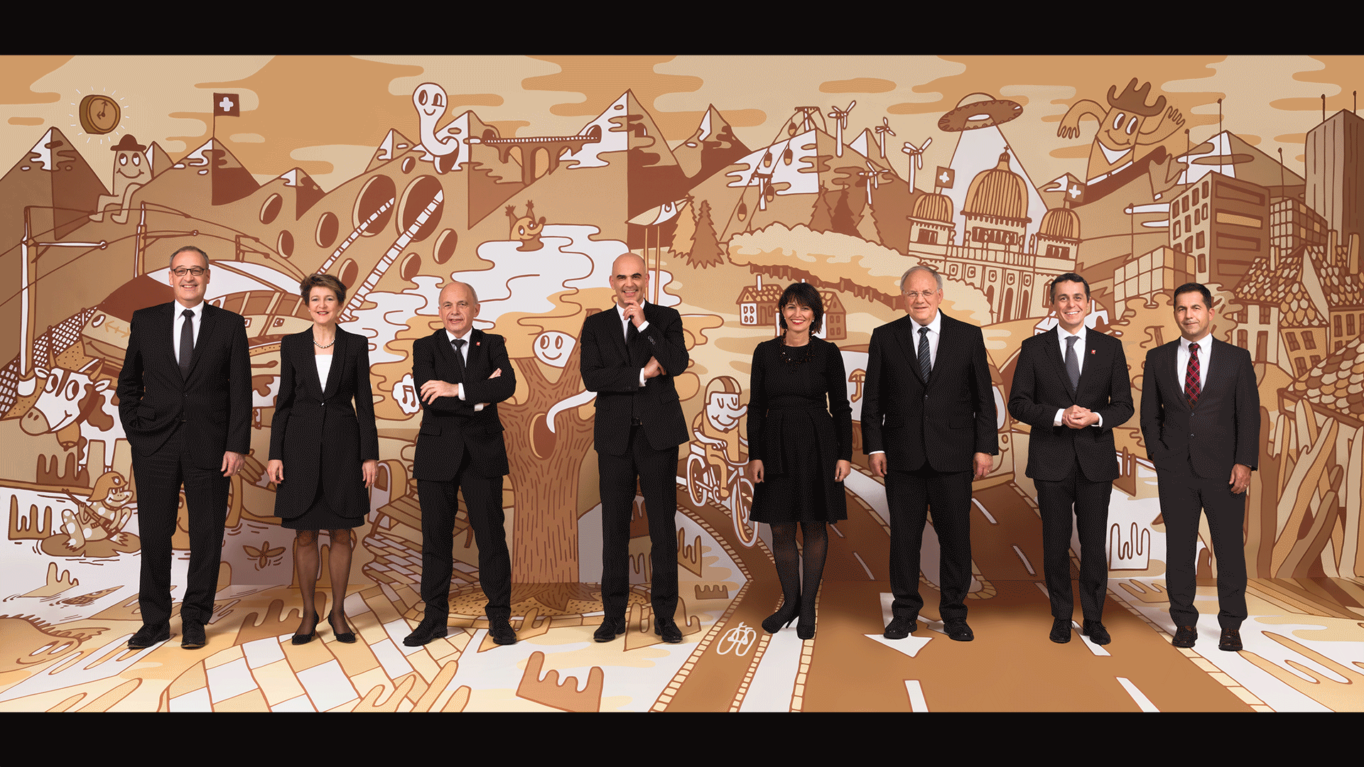 Bundesratsfoto 2018 - Animierte Version.