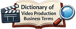 映像制作ビジネス用語辞典のイメージイラスト