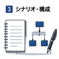 シナリオ・構成のアイコン