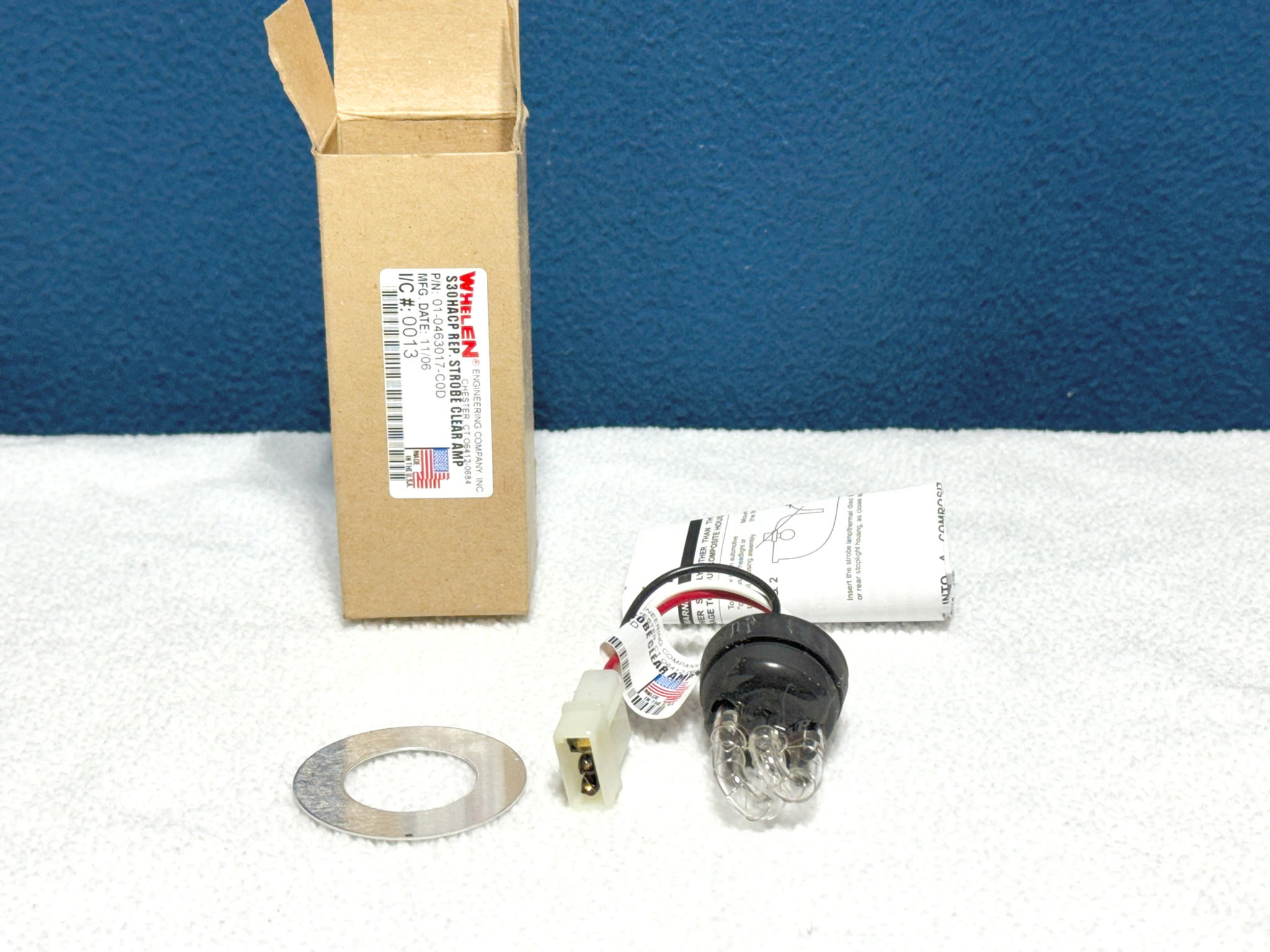 Whelen S30HACP 30 Watt Hide-Away Strobe - Part Number: 01-0463017-C0D