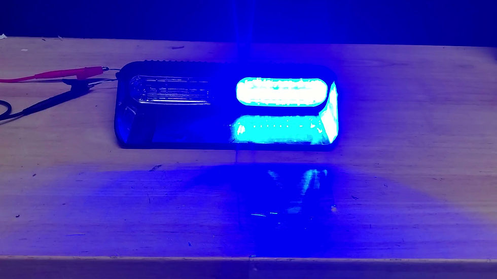 Thumbnail: Whelen Dual Avenger Super LED Dash Light (Red/Blue) 
